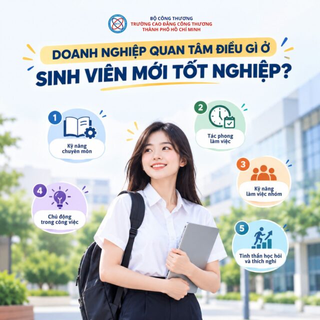 DOANH NGHIỆP QUAN TÂM ĐIỀU GÌ Ở SINH VIÊN MỚI TỐT NGHIỆP?